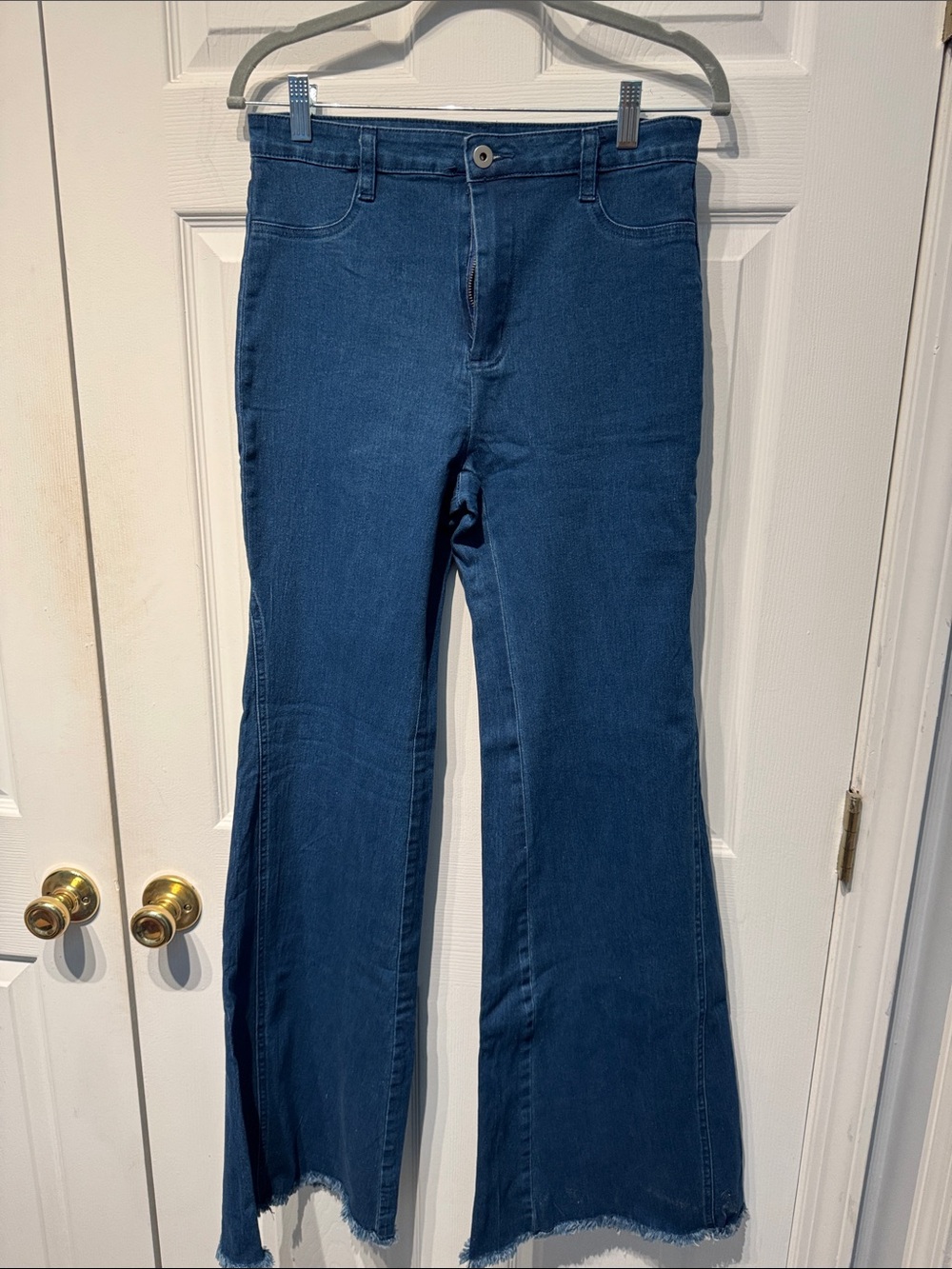 Flying Tomato Dark Blue Flare Jeans